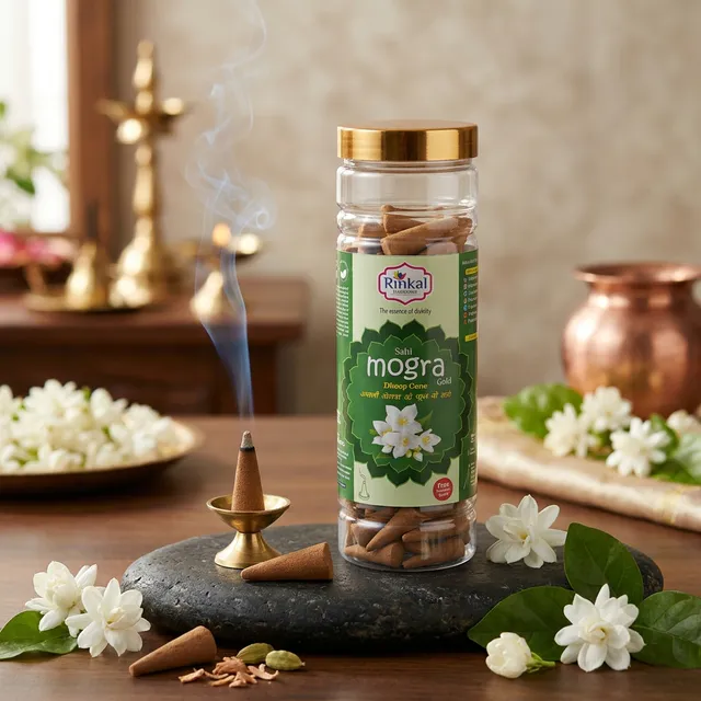 Sahi Mogra Gold Dhoop Cone