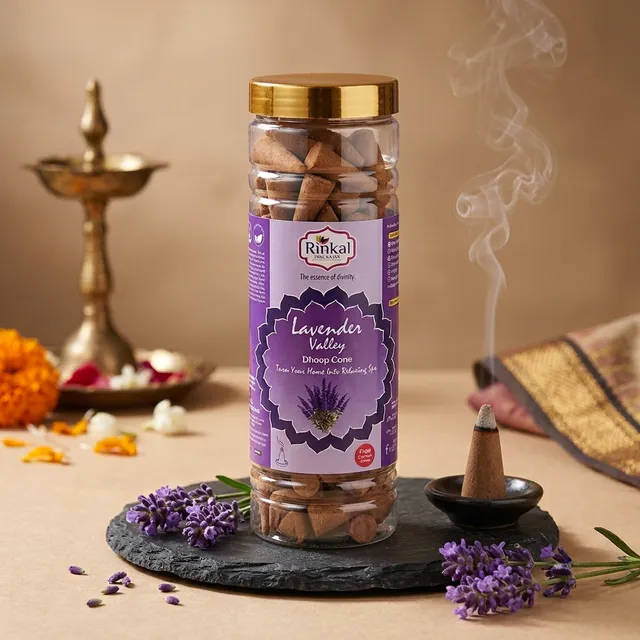 Lavender Valley Dhoop Cone